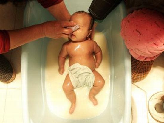 breast milk bath