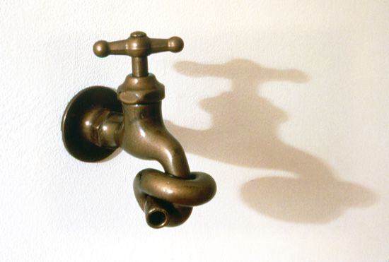 bronze faucet