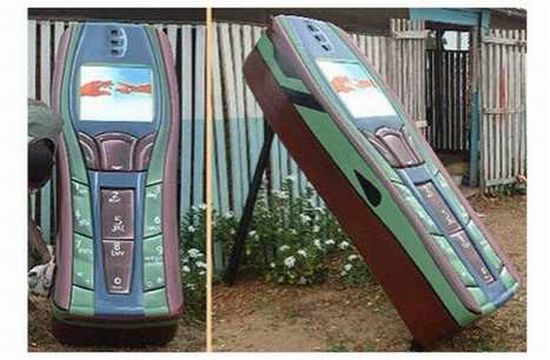 cellphone shaped coffin