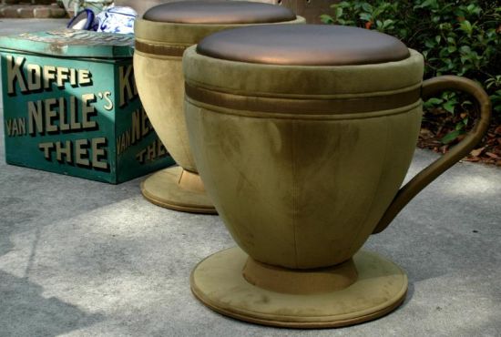 coffee cup stool