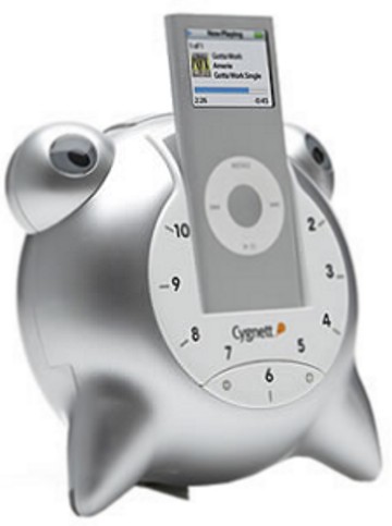 cygnett groovetoons speaker and alarm clock system