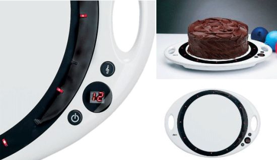 deni 4100 musical cake tray with led slicing guide