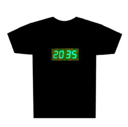 digital clock shirt