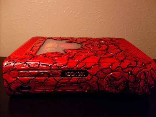 hellboy xbox 360 case mod 1