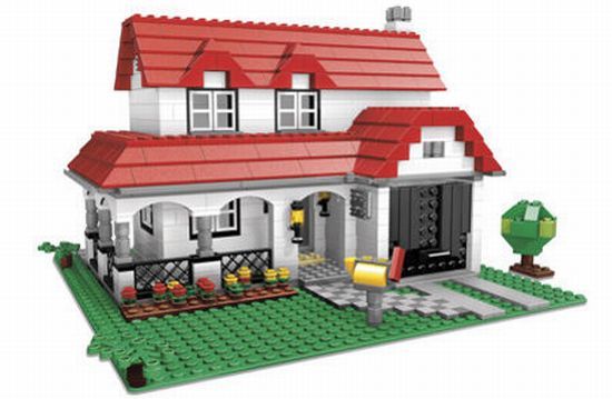 life size lego house