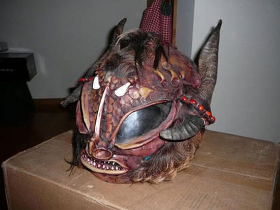 monster motorcycle helmet