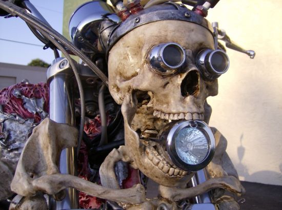 skull bike