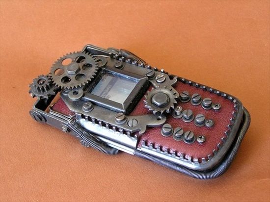 steampunk cellphone