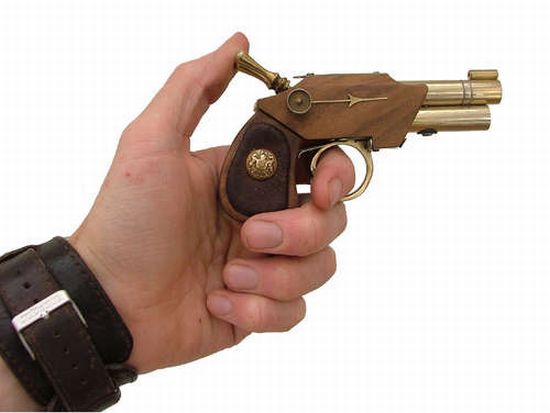 steampunk pistol