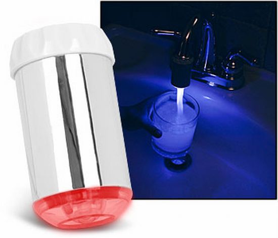 tap water with led