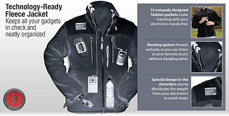 technology enabled fleece jacket