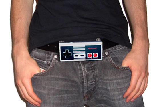 video games original nintendo controller belt buck