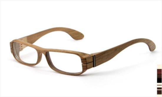 wooden eyeglasses