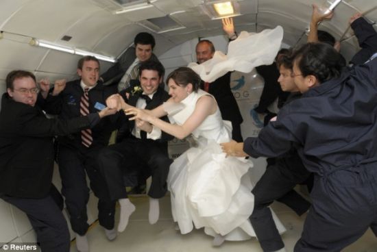 zero gravity wedding 1