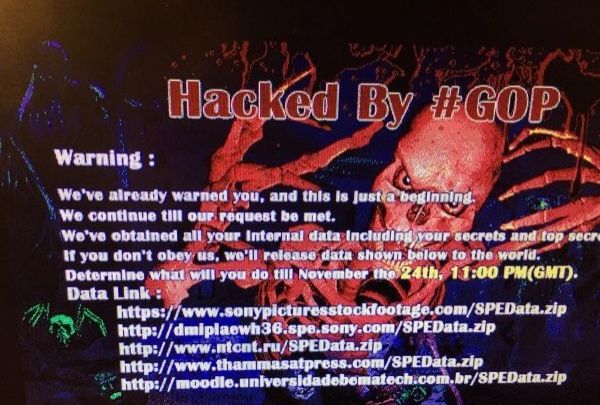 Sony hacked by Guardian of Peace