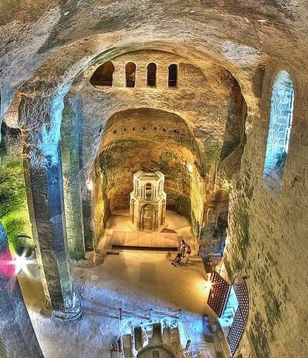 The Underground Church of St Jean, France