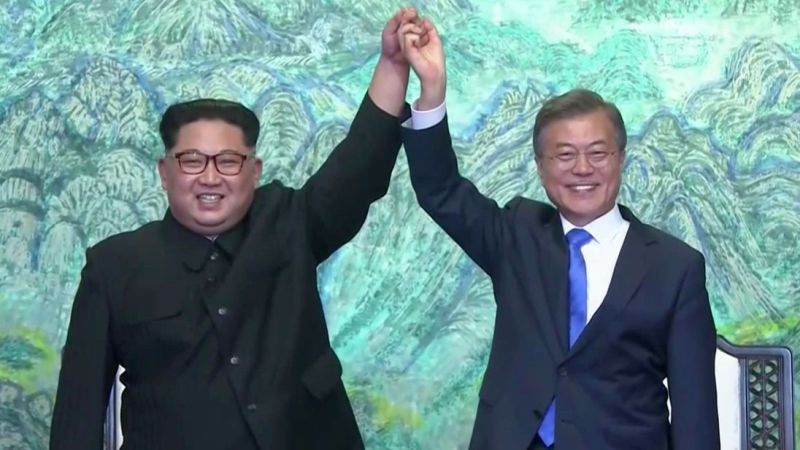 North and South Korea come together in peace